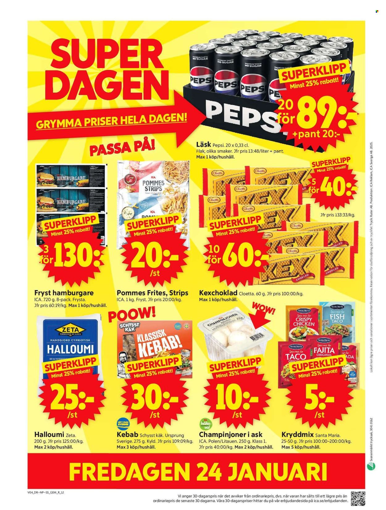 ICA reklamblad - 20/1 2025 - 26/1 2025. Sida 14
