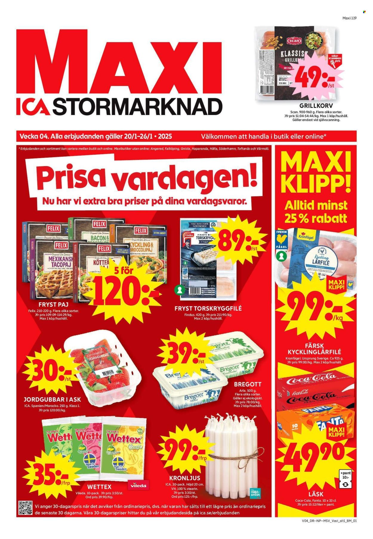 ICA reklamblad - 20/1 2025 - 26/1 2025. Sida 1