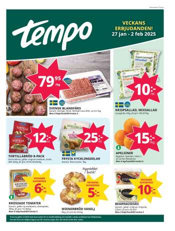 Tempo reklamblad - 27/1 2025 - 2/2 2025.