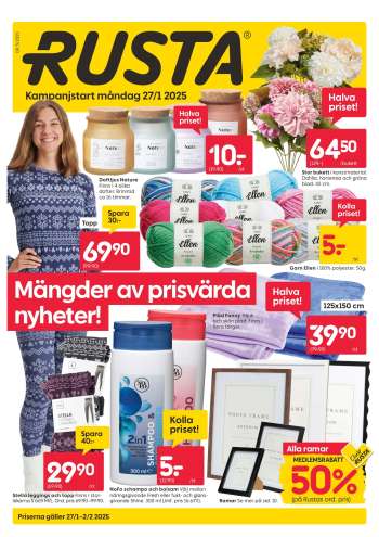 Rusta reklamblad - 27/1 2025 - 2/2 2025.