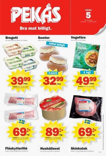 Pekås reklamblad - 27/1 2025 - 2/2 2025.