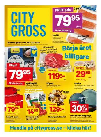 City Gross reklamblad - 27/1 2025 - 2/2 2025.