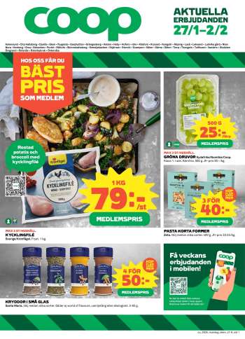 Coop reklamblad - 27/1 2025 - 2/2 2025.