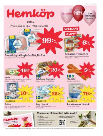 Hemköp reklamblad - 3/2 2025 - 9/2 2025.