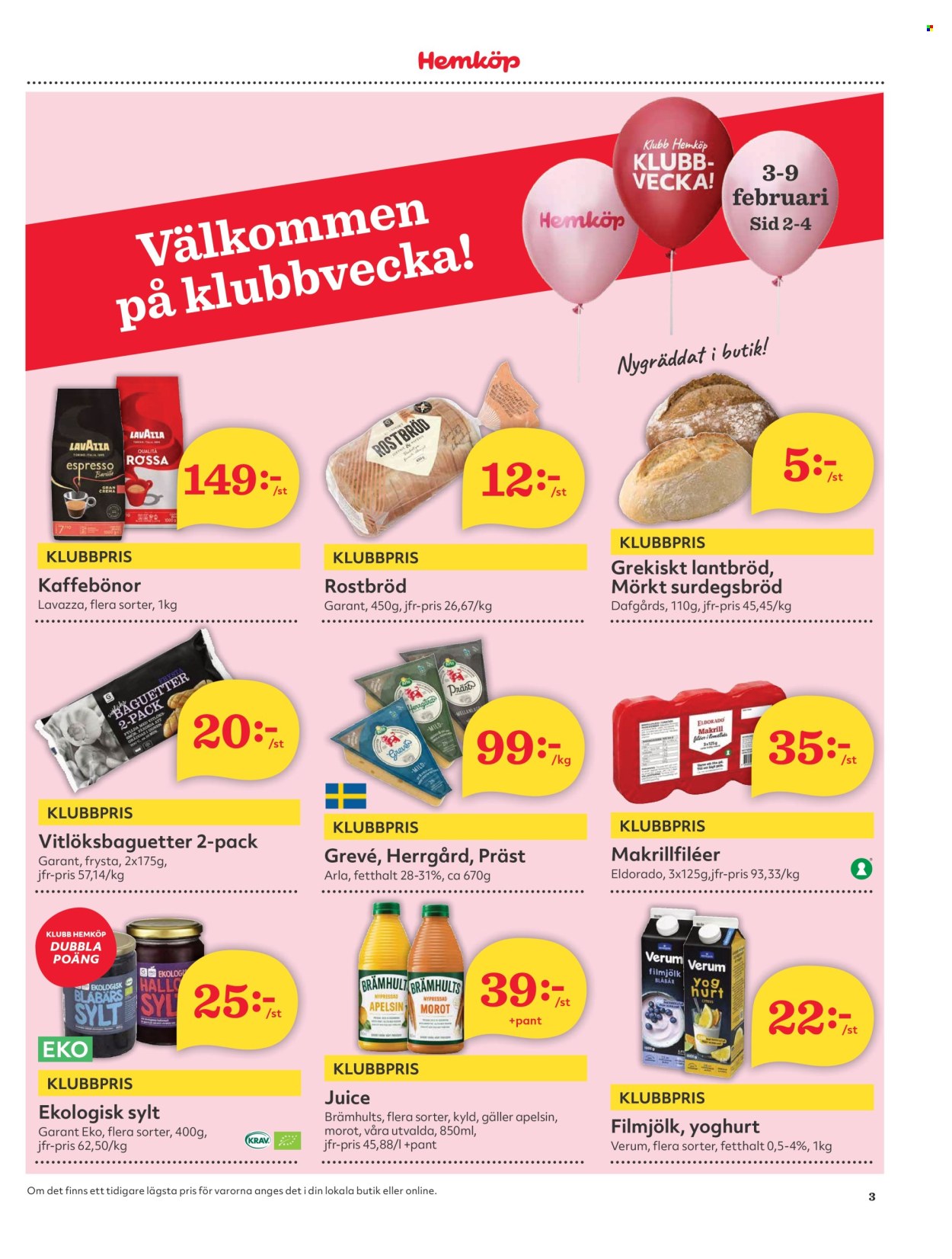 Hemköp reklamblad - 3/2 2025 - 9/2 2025. Sida 3
