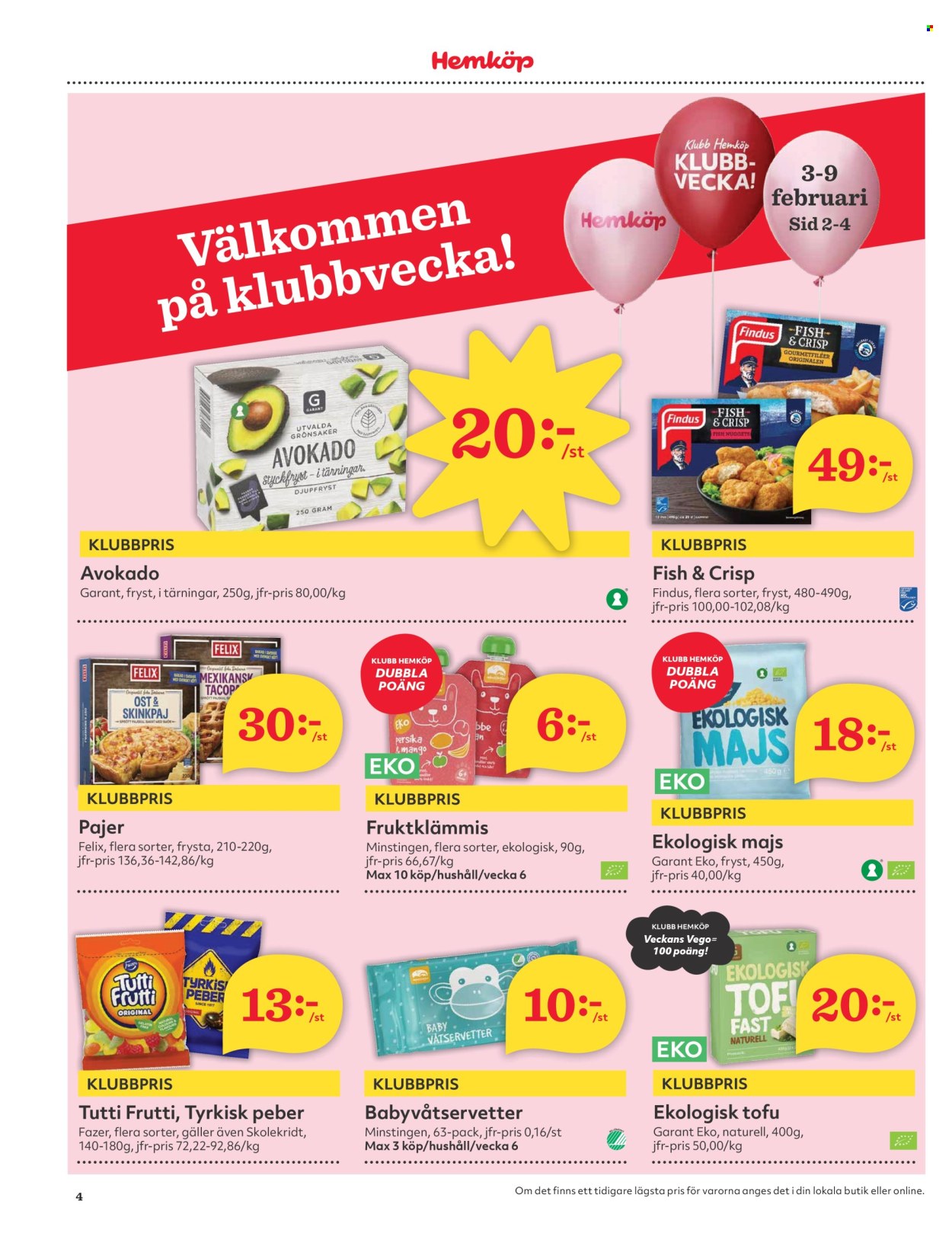 Hemköp reklamblad - 3/2 2025 - 9/2 2025. Sida 4