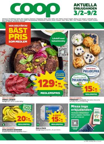 Coop reklamblad - 3/2 2025 - 9/2 2025.