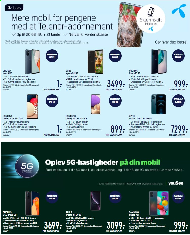 thumbnail - Elgiganten tilbud  - 3.5.2021 - 9.5.2021 - tilbudsprodukter - Samsung, Sony, Samsung Galaxy, Xperia. Side 28.