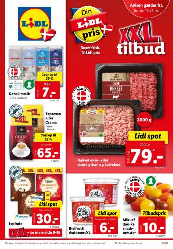 Lidl tilbudsavis  - 16.05.2021 - 22.05.2021.
