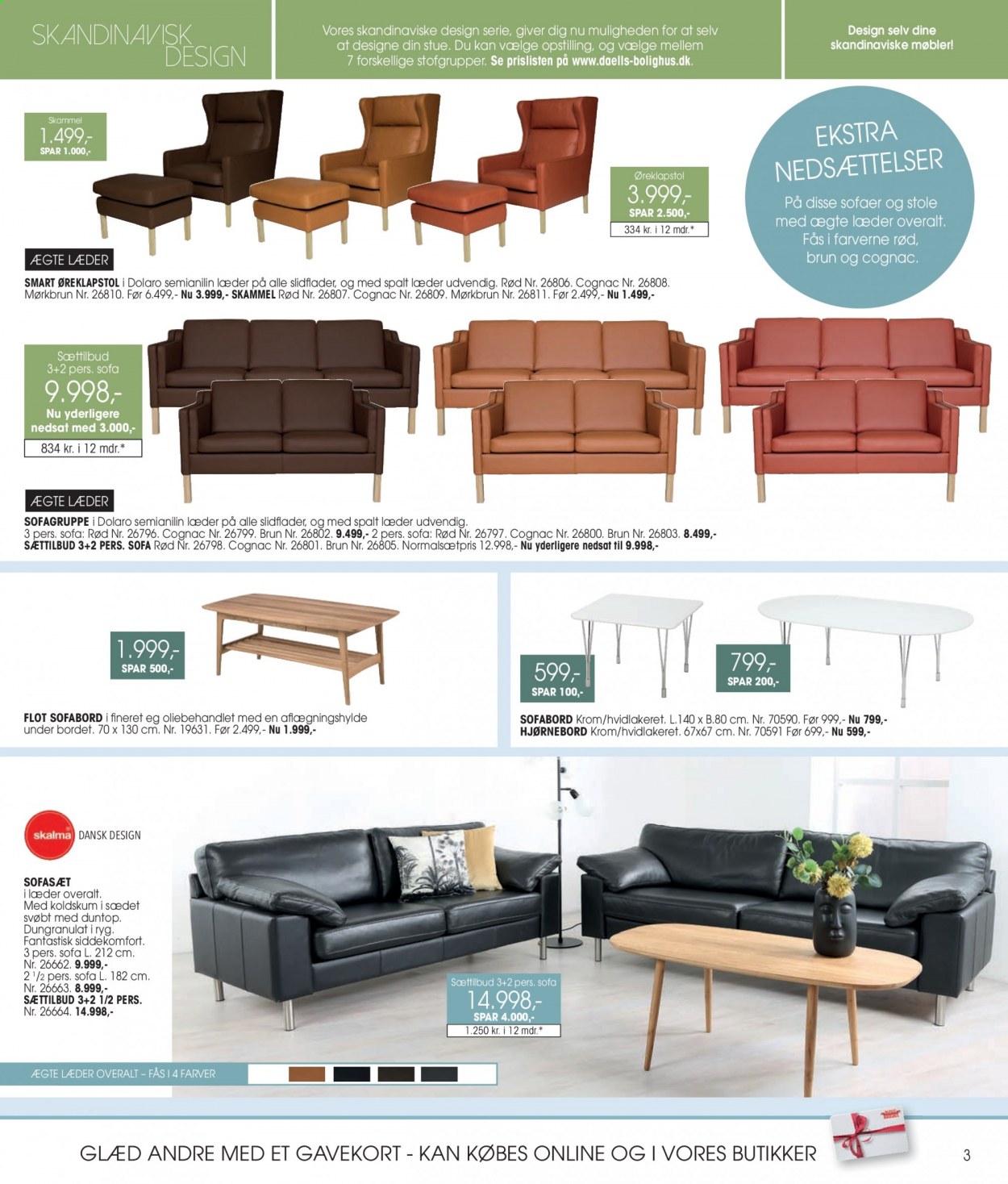thumbnail - Daells Bolighus tilbud  - 19.5.2021 - 1.6.2021 - tilbudsprodukter - sofa, sofasæt, sofabord. Side 3.