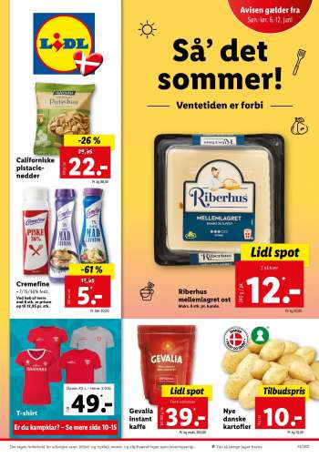 Lidl tilbudsavis  - 06.06.2021 - 12.06.2021.