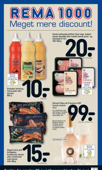Rema 1000 tilbudsavis  - 20.06.2021 - 26.06.2021.