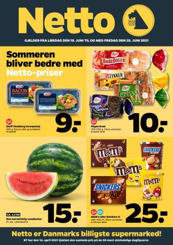 Netto tilbudsavis  - 19.06.2021 - 25.06.2021.