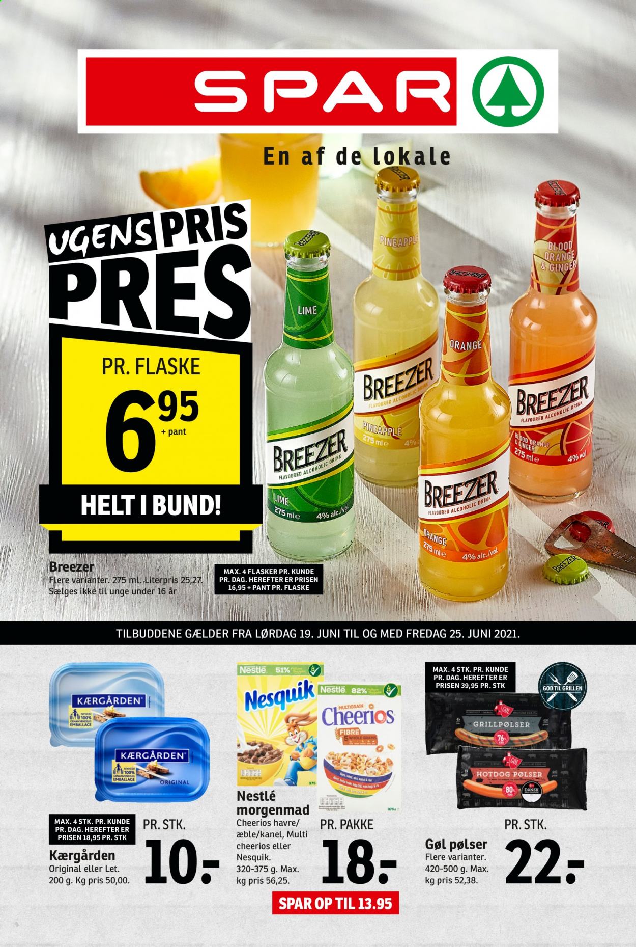 SPAR tilbud - 19.6.2021 - 25.6.2021. Side 1