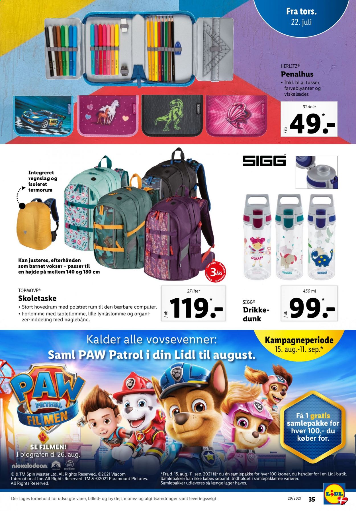 Lidl tilbud - 18.7.2021 - 24.7.2021. Side 35