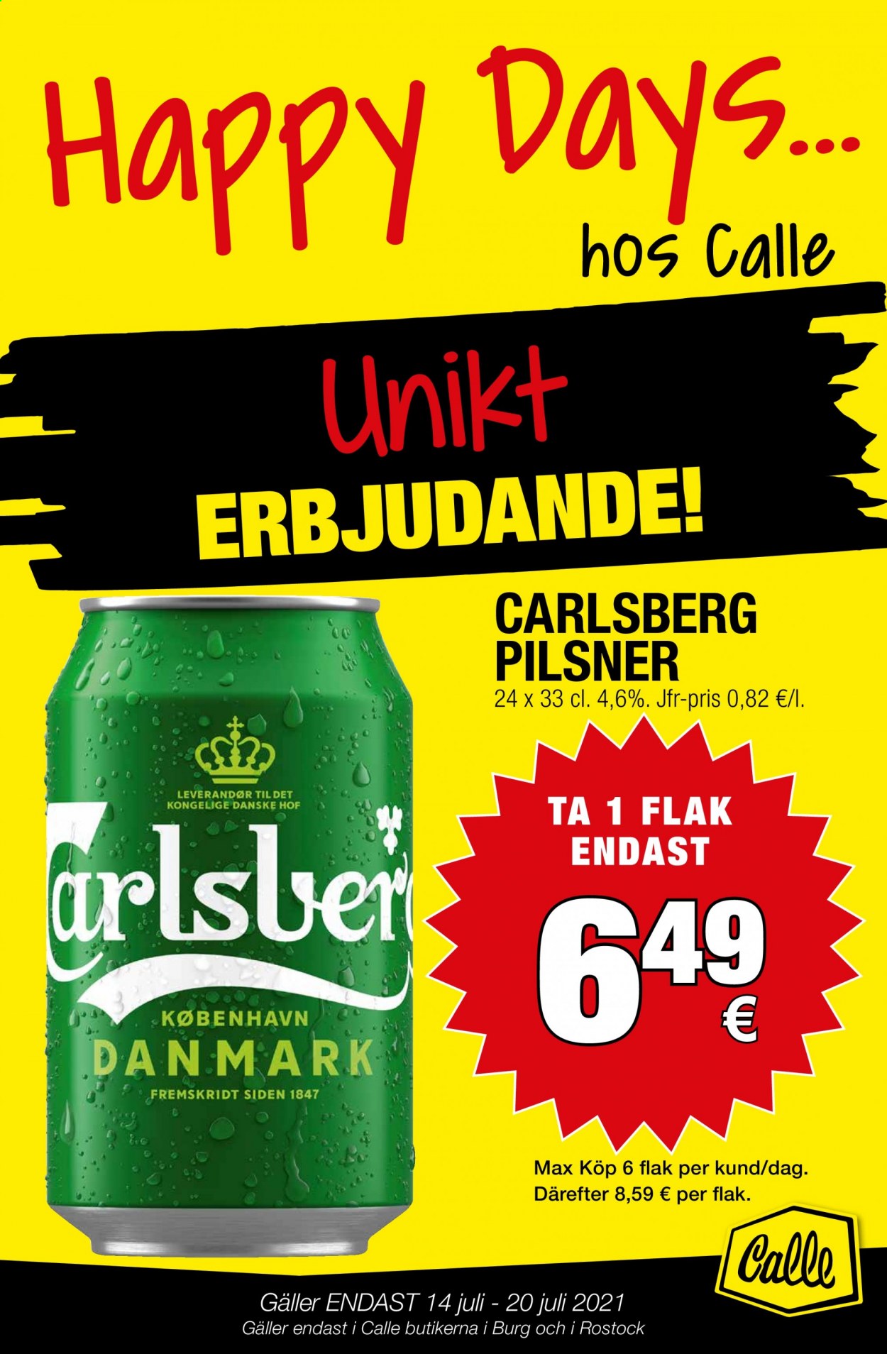Calle tilbud - 14.7.2021 - 20.7.2021. Side 1