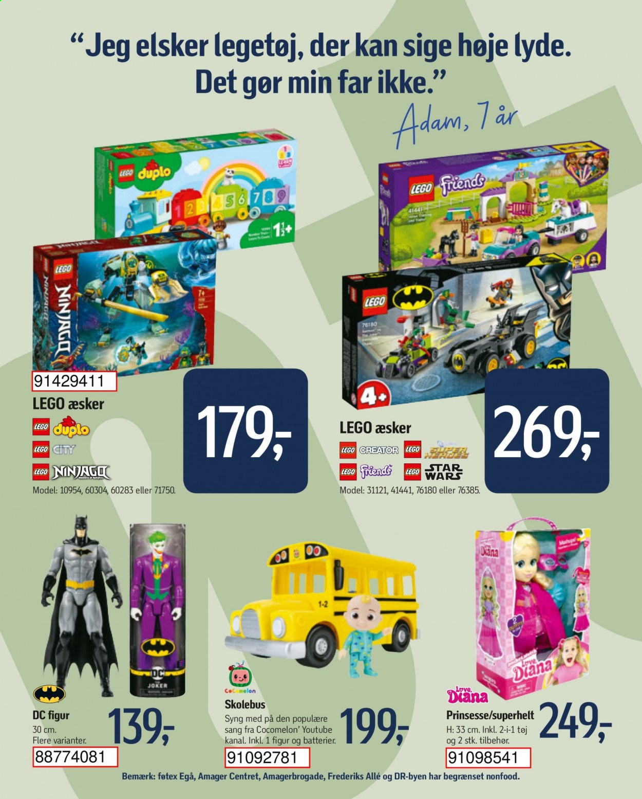 thumbnail - føtex tilbud  - 23.7.2021 - 5.8.2021 - tilbudsprodukter - melon, LEGO, Lego Creator, Lego Duplo, Lego Friends, LEGO Ninjago. Side 44.