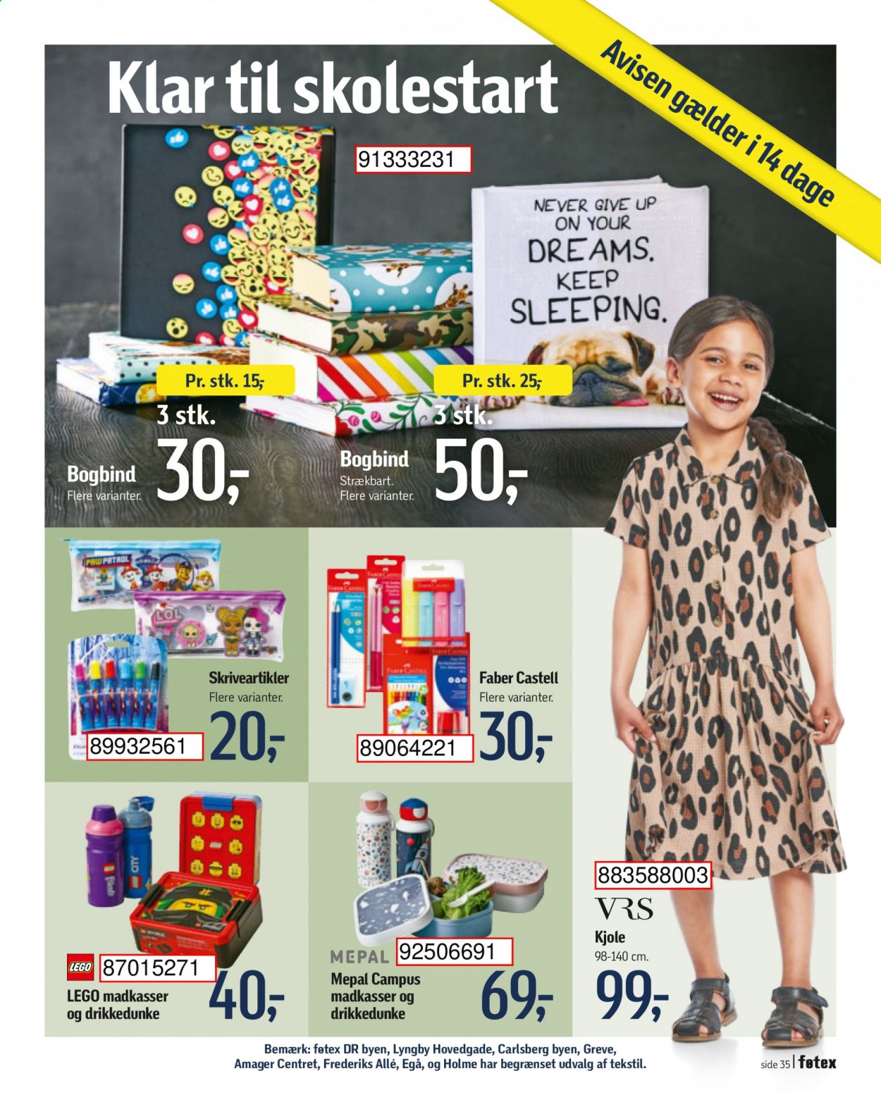 thumbnail - føtex tilbud  - 23.7.2021 - 5.8.2021 - tilbudsprodukter - Carlsberg, LEGO. Side 45.