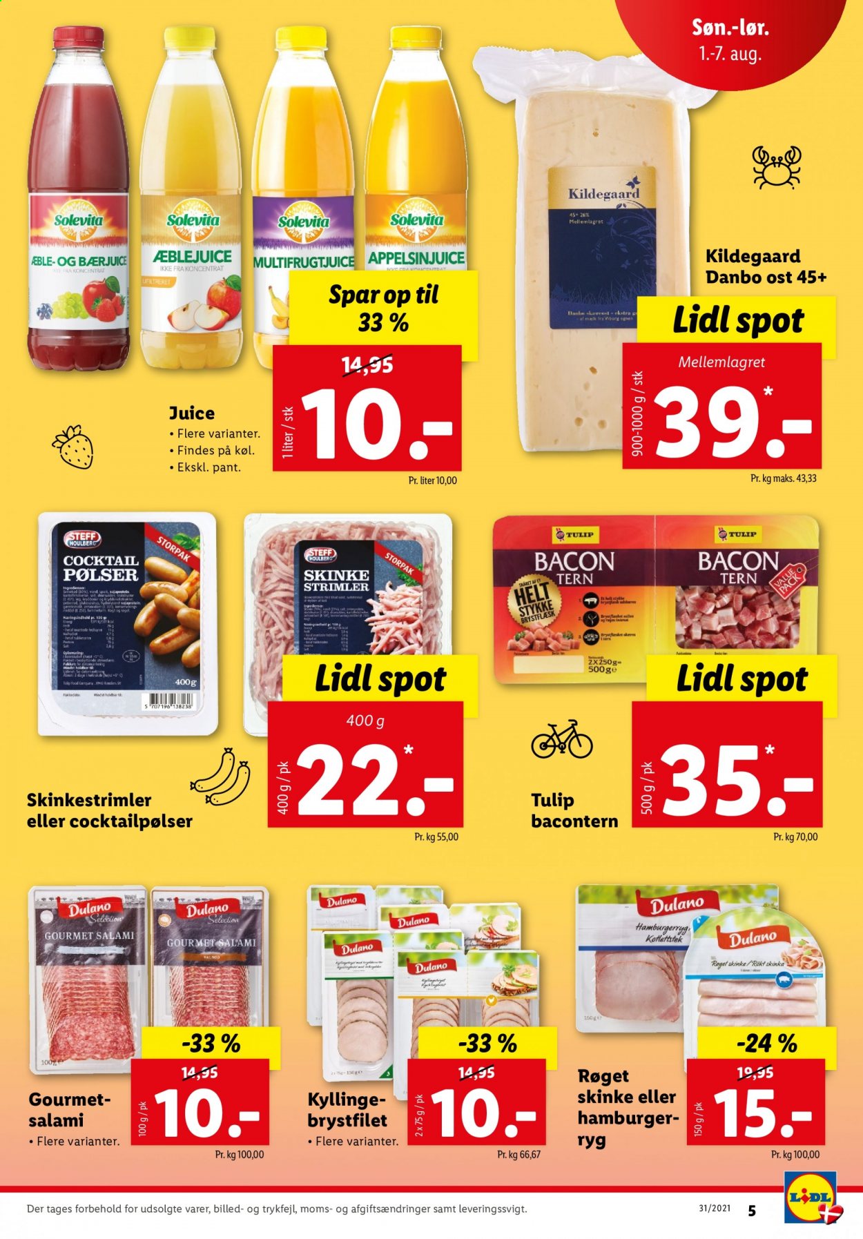 Lidl tilbud - 1.8.2021 - 7.8.2021. Side 5