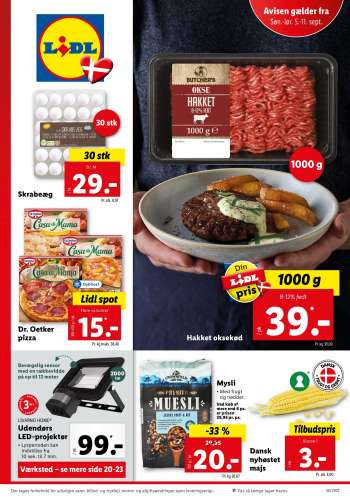 Lidl tilbudsavis  - 05.09.2021 - 11.09.2021.