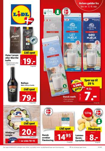 Lidl tilbudsavis  - 12.09.2021 - 18.09.2021.