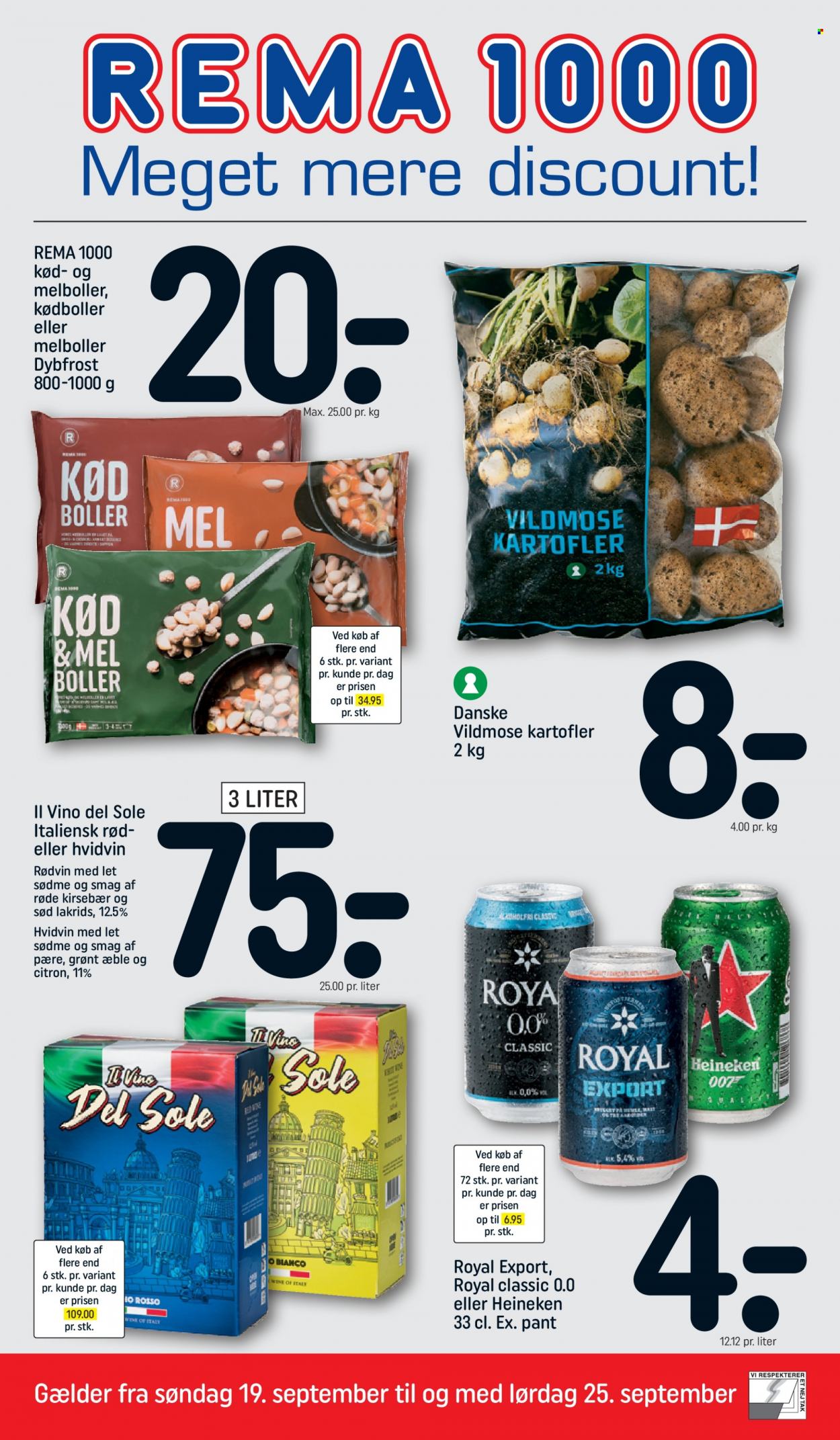 Rema 1000 tilbud - 19.9.2021 - 25.9.2021. Side 1