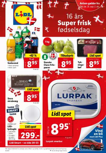 Lidl tilbudsavis  - 26.09.2021 - 02.10.2021.