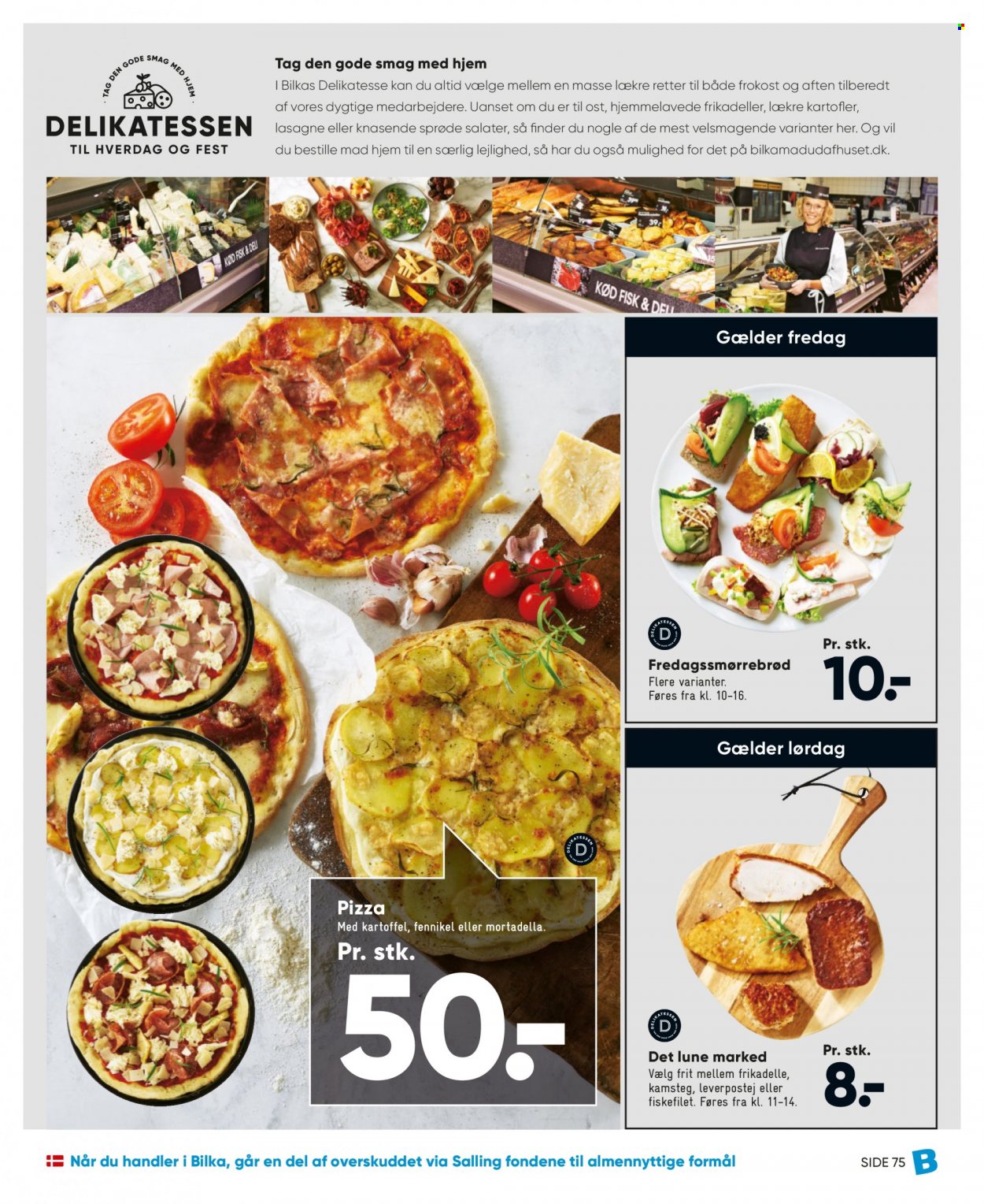 thumbnail - Bilka tilbud  - 15.10.2021 - 21.10.2021 - tilbudsprodukter - kartofler, pizza, frokost, Mortadella, fennikel. Side 97.