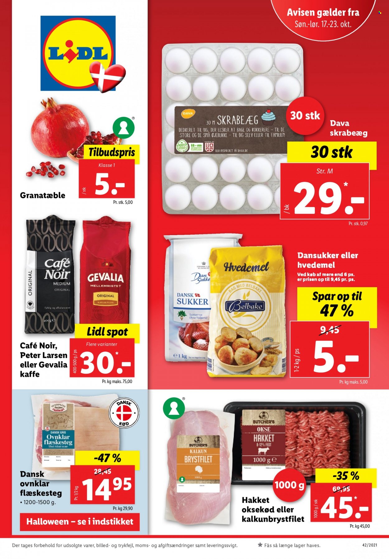 Lidl tilbud - 17.10.2021 - 23.10.2021. Side 1