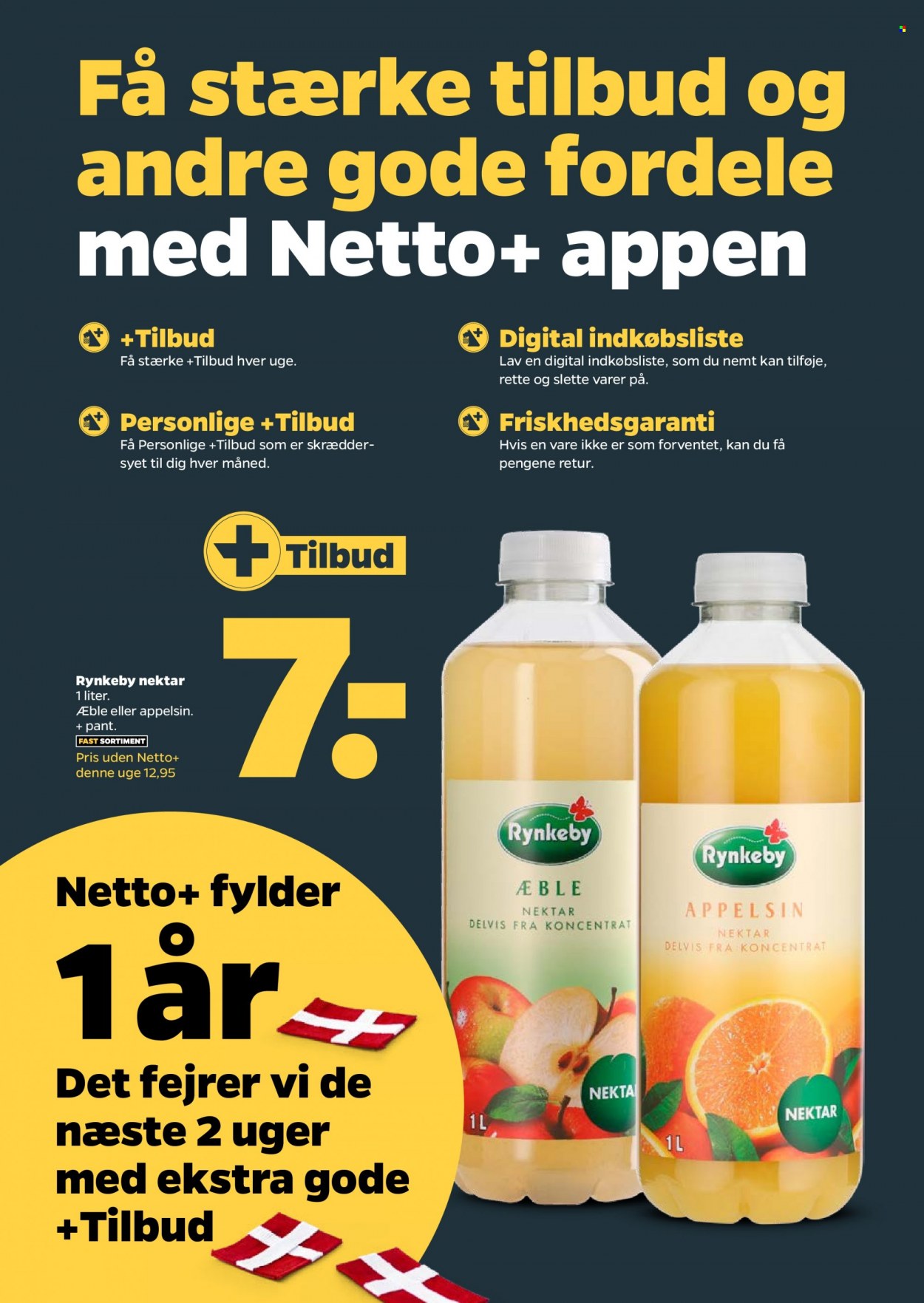 thumbnail - Netto tilbud  - 16.10.2021 - 22.10.2021 - tilbudsprodukter - appelsin, saft, Rynkeby. Side 2.