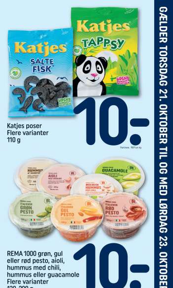 Rema 1000 tilbudsavis  - 21.10.2021 - 23.10.2021.