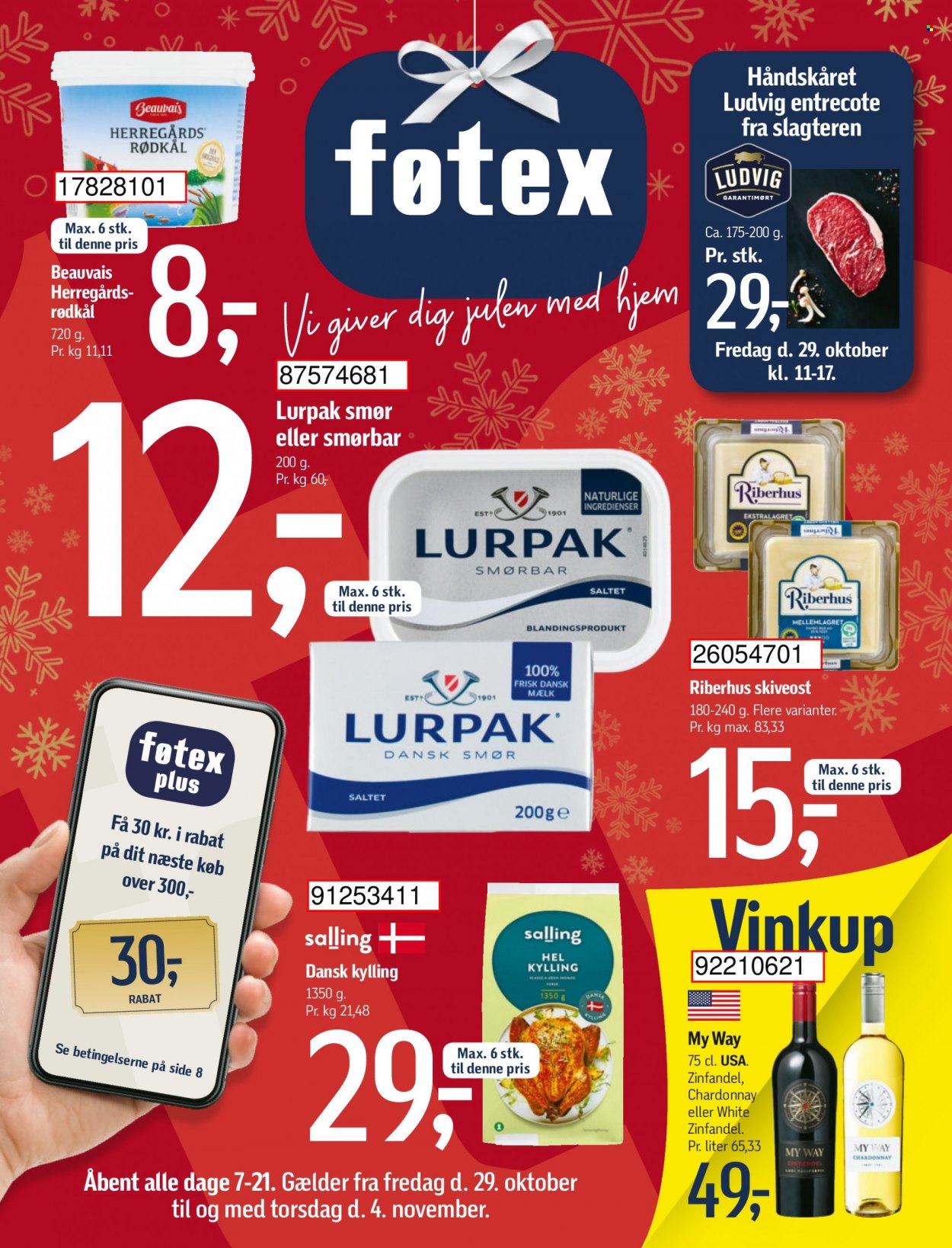 føtex tilbud - 29.10.2021 - 4.11.2021. Side 1