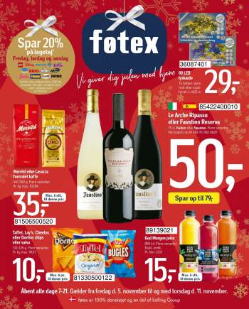føtex tilbudsavis  - 05.11.2021 - 11.11.2021.