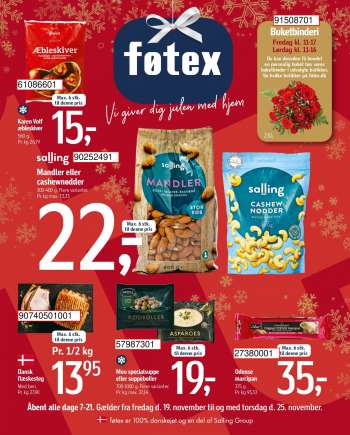 føtex tilbudsavis  - 19.11.2021 - 25.11.2021.