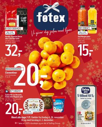 føtex tilbudsavis  - 26.11.2021 - 02.12.2021.