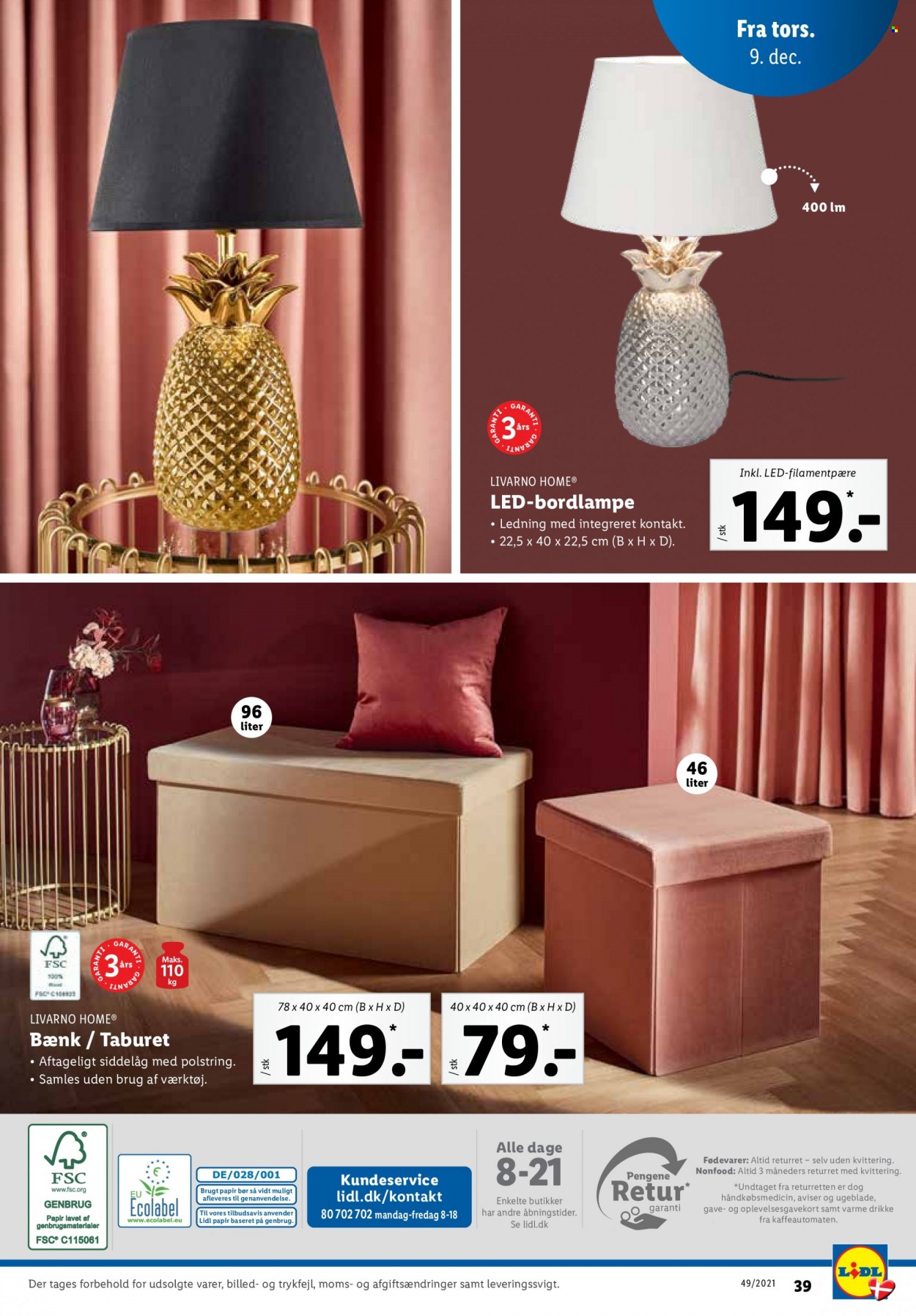 Lidl tilbud - 5.12.2021 - 11.12.2021. Side 39