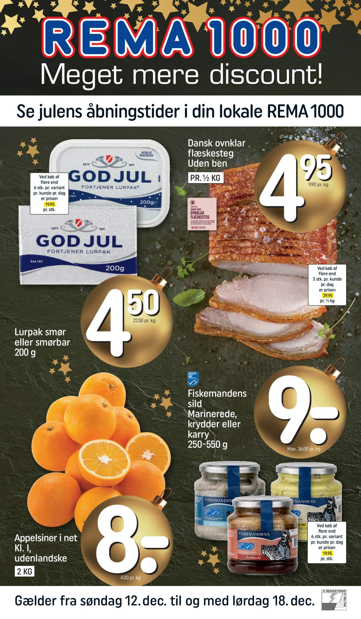 Rema 1000 tilbud - 12.12.2021 - 18.12.2021. Side 1