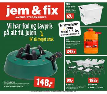 Jem & Fix tilbudsavis  - 12.12.2021 - 18.12.2021.