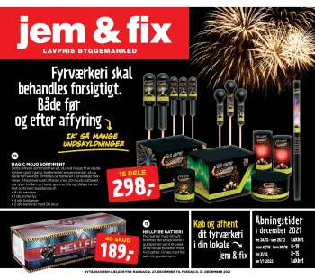 Jem & Fix tilbudsavis  - 27.12.2021 - 31.12.2021.