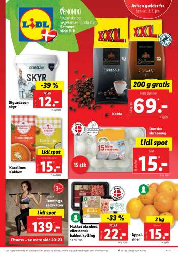 Lidl tilbudsavis  - 02.01.2022 - 08.01.2022.