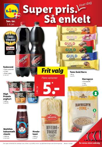 Lidl tilbudsavis  - 02.01.2022 - 08.01.2022.