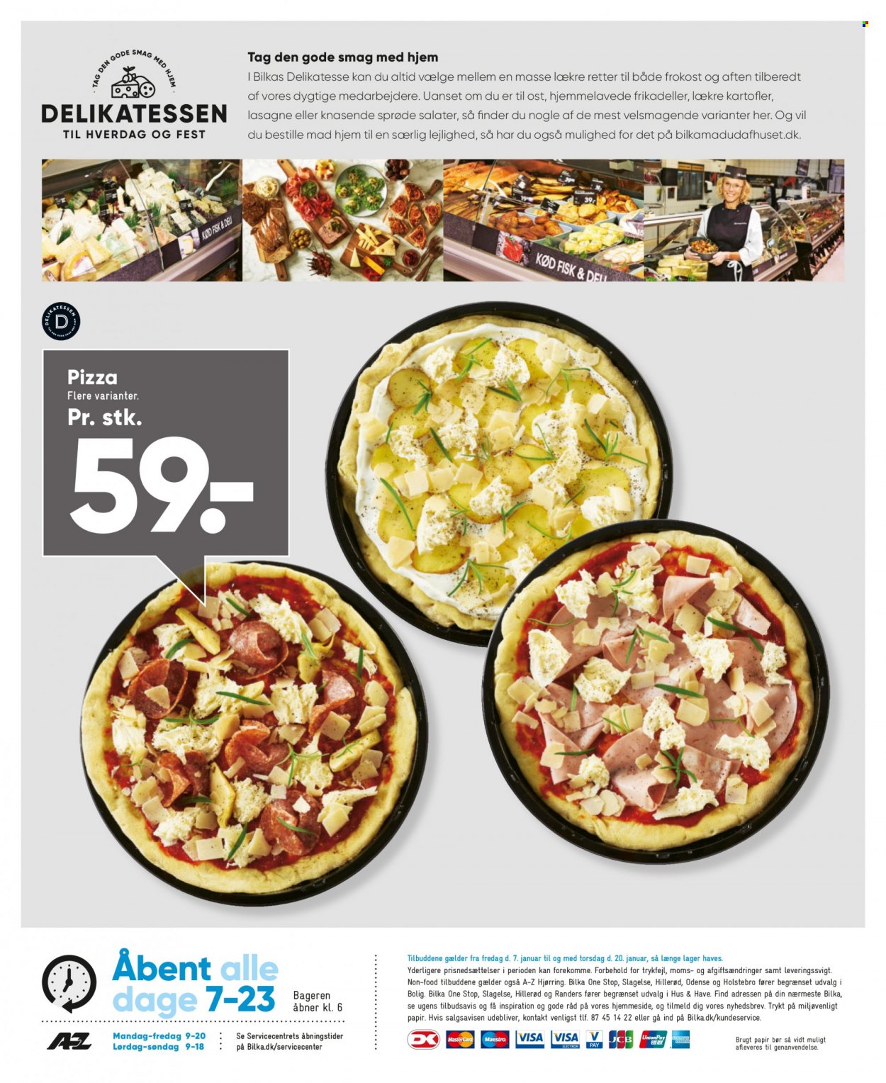 thumbnail - Bilka tilbud  - 7.1.2022 - 20.1.2022 - tilbudsprodukter - kartofler, pizza, frokost. Side 11.