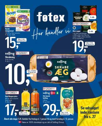 føtex tilbudsavis  - 07.01.2022 - 13.01.2022.