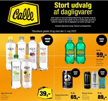 Calle tilbudsavis  - 05.01.2022 - 03.05.2022.