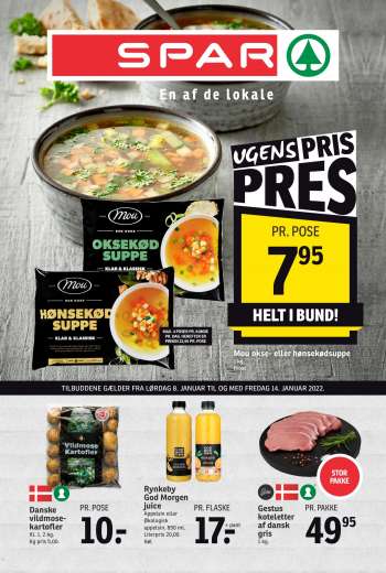 SPAR tilbudsavis  - 08.01.2022 - 14.01.2022.