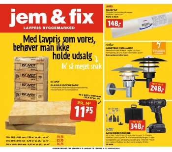 Jem & Fix tilbudsavis  - 09.01.2022 - 15.01.2022.