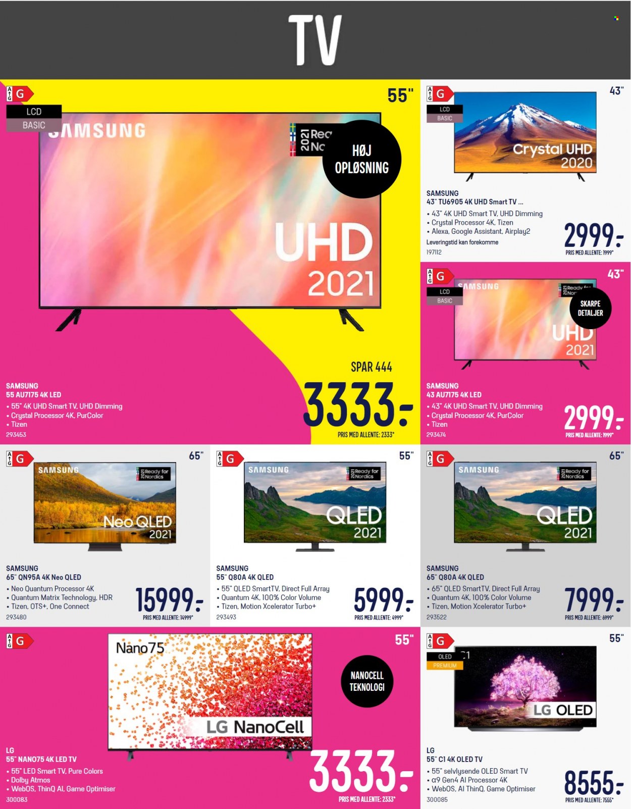 thumbnail - Elgiganten tilbud  - 10.1.2022 - 16.1.2022 - tilbudsprodukter - LG, LED TV, Samsung, Smart TV. Side 3.