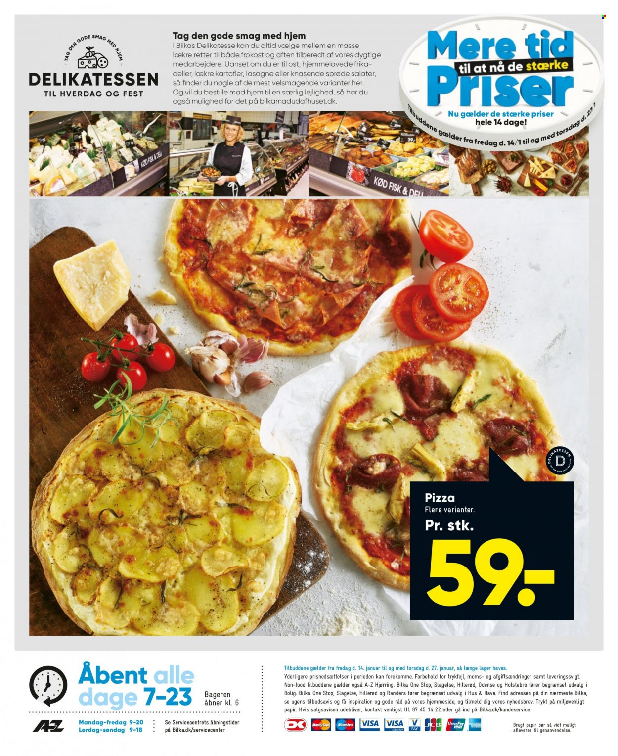 thumbnail - Bilka tilbud  - 14.1.2022 - 27.1.2022 - tilbudsprodukter - kartofler, pizza, frokost. Side 67.