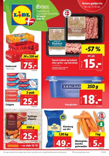 Lidl tilbudsavis  - 23.01.2022 - 29.01.2022.