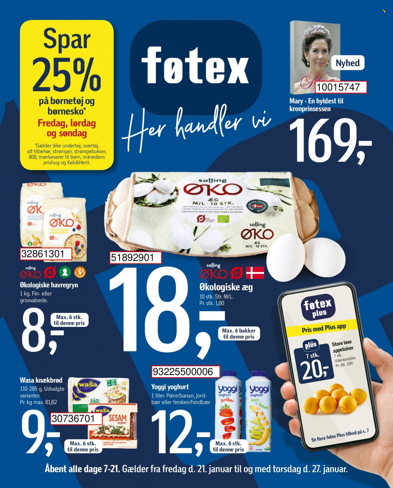 føtex tilbud - 21.1.2022 - 27.1.2022. Side 1